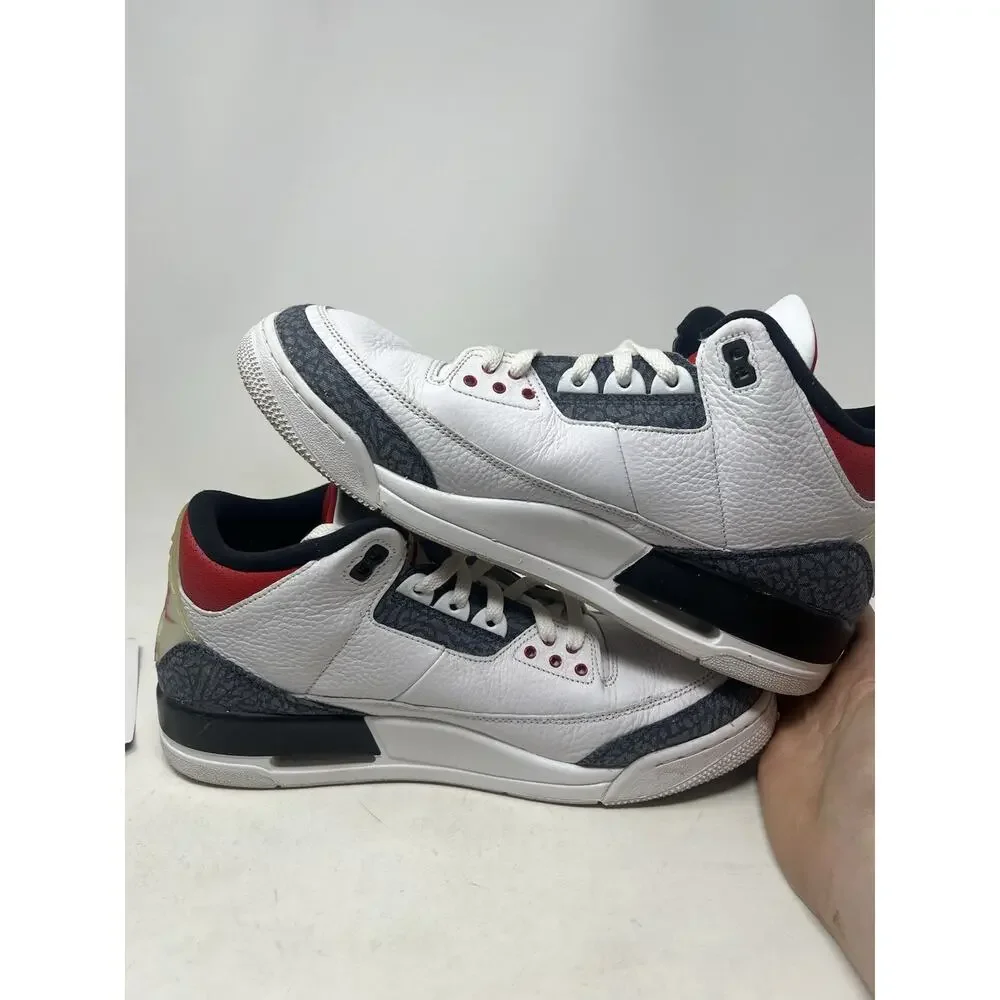 Jordan 3 Retro Denim SE Fire Red 2020 |‎ Size 13M
